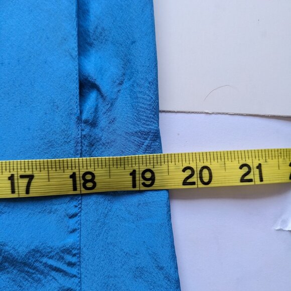 Narciso Rodriguez Blue White Black Colorblock Silk Slip Dress Size 6 AS IS FLAWS - Picture 16 of 16